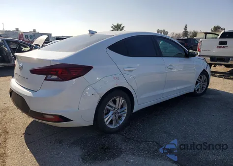 2019 Hyundai Elantra Sel z USA, uszkodzony, nr VIN 5NPD84LF3KH437837
